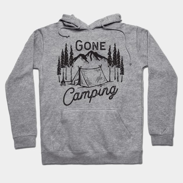 Gone Camping Hoodie by NatureGlow